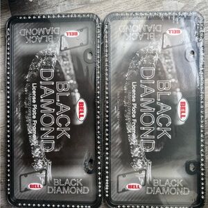 Black Diamond License Plate Frame